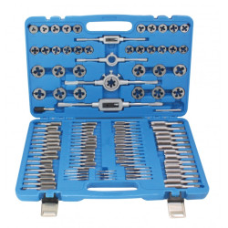 Комплект метчици и плашки M2-M18 - 110 части Комплект метчици и плашки M2-M18 - 110 части