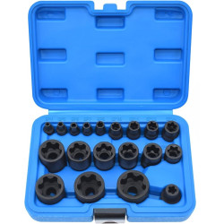 Комплект TORX PLUS E-вложки 19 броя Комплект TORX PLUS E-вложки 19 броя