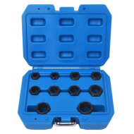 Комплект за развиване на повредени болтове и гайки 10ч. Комплект за развиване на повредени болтове и гайки 10ч.