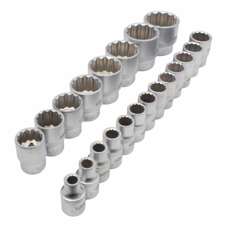 Комплект универсални вложки 1/2 , 21 бр. 8мм - 36мм