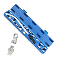 К-кт. ключове за оптягане на ремък 15 части К-кт. ключове за оптягане на ремък 15 части