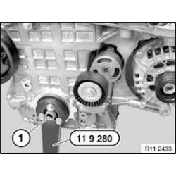 Инструмент за задържане на коляновия вал на BMW N-серия Инструмент за задържане на коляновия вал на BMW N-серия